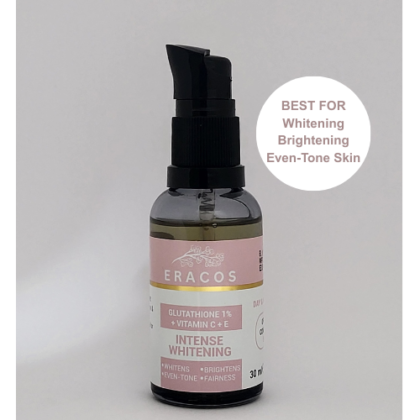 Intense Whitening Serum-Glutathione 1% + Vitamin C .1%+ Vitamin E .05% Serum Cocktail (30ml)
