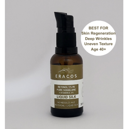 Liquid Silk/No Needles-Retinol 1% + In Pure Squalane + Vitamin E .4% Serum Cocktail (30ml)
