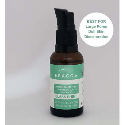 Glass Shine Serum-Niacinamide 10% + Hyaluronic acid 1% + Zinc PA .4%+ HA Serum Cocktail (30ml)