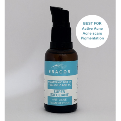 Super Exfoliant AHA + BHA-Tranexamic Acid 1% + Salicylic Acid 1% + Ferulic Acid (30ml)