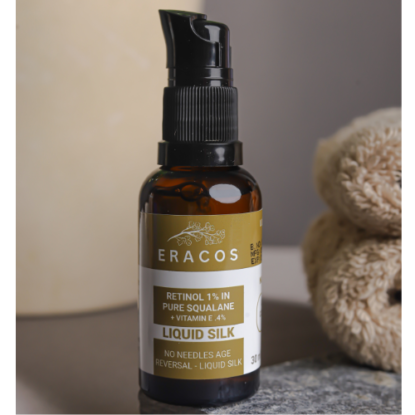 Liquid Silk/No Needles-Retinol 1% + In Pure Squalane + Vitamin E .4% Serum Cocktail (30ml)