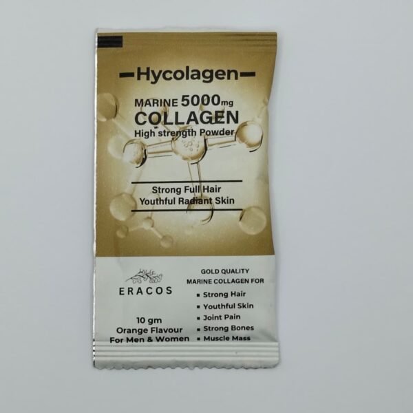 ERACOS HYCOLAGEN | MARINE COLLAGEN 5000mg WITH BIOTIN & VITAMIN C | FOR MEN & WOMEN | ORANGE FLAVOR - Image 4