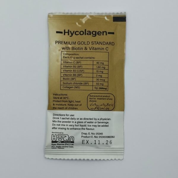 ERACOS HYCOLAGEN | MARINE COLLAGEN 5000mg WITH BIOTIN & VITAMIN C | FOR MEN & WOMEN | ORANGE FLAVOR - Image 5